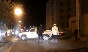 تصادف زنجیره ای در بلوار نهضت سمنان