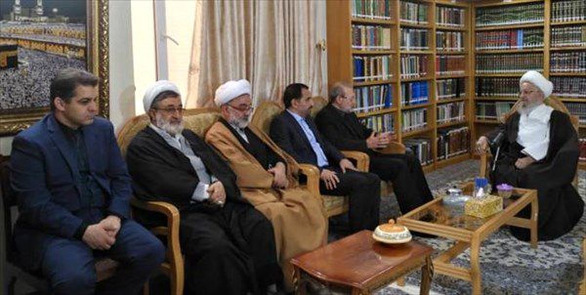 دیدار کمیسیون اقتصادی با آیات عظام در قم
