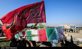 پیکر شهید نداف پس از ۳۰ سال در زادگاهش آرام گرفت