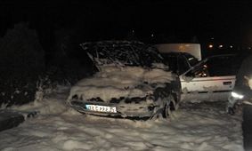 حریق پژو ۴۰۵ در دانشگاه بیرجند