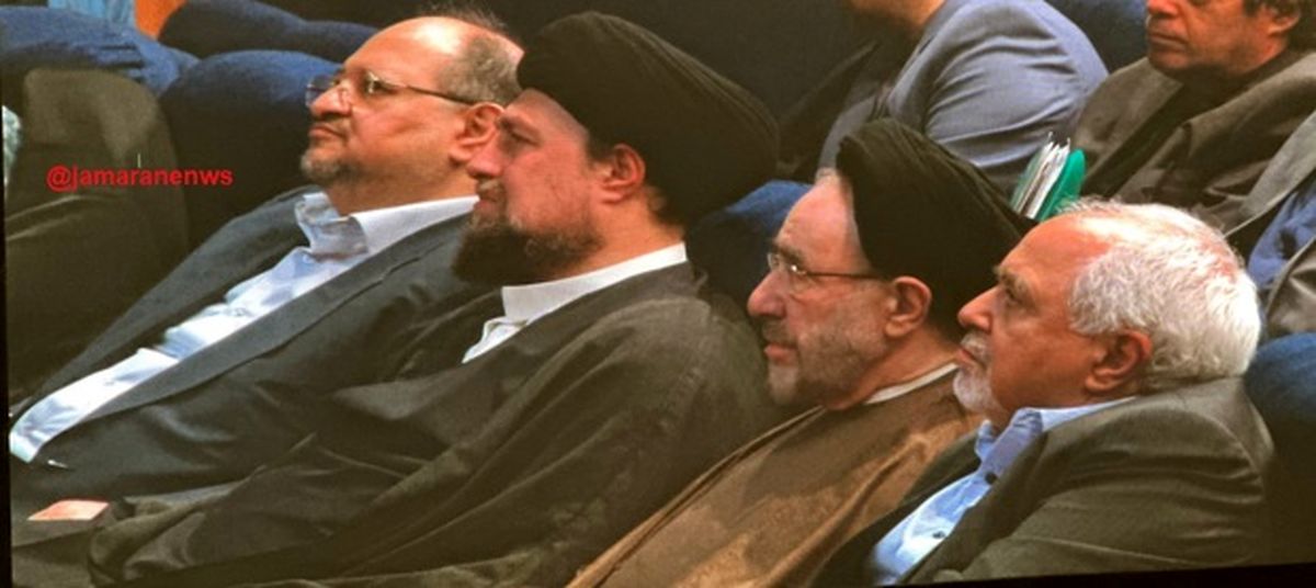 خاتمی، ظریف و سیدحسن خمینی در یک قاب