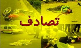 برخورد پژو با پراید در زنجان