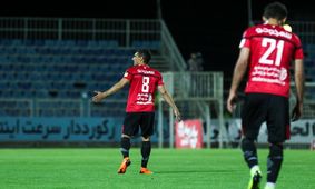 خوشحالی بازیکنان پدیده شهر خودرو پس از قطعی شدن صعود به لیگ قهرمانان آسیا