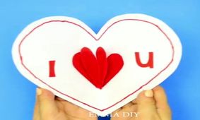آموزش ساخن کارت پستال عاشقانه