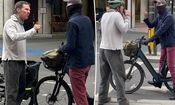 جنجال دعوای خیابانی بازیگر مشهور بر سر دوچرخه!