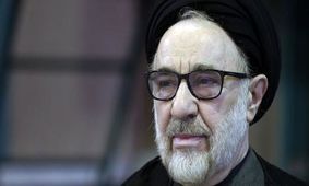 تسلیت سید محمد خاتمی به سید حسین خمینی در پی درگذشت همسر شهید آیت‌الله سیدمصطفی خمینی