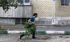 هشدار زرد رنگ فعالیت سامانه بارشی و وزش باد شدید در تهران

