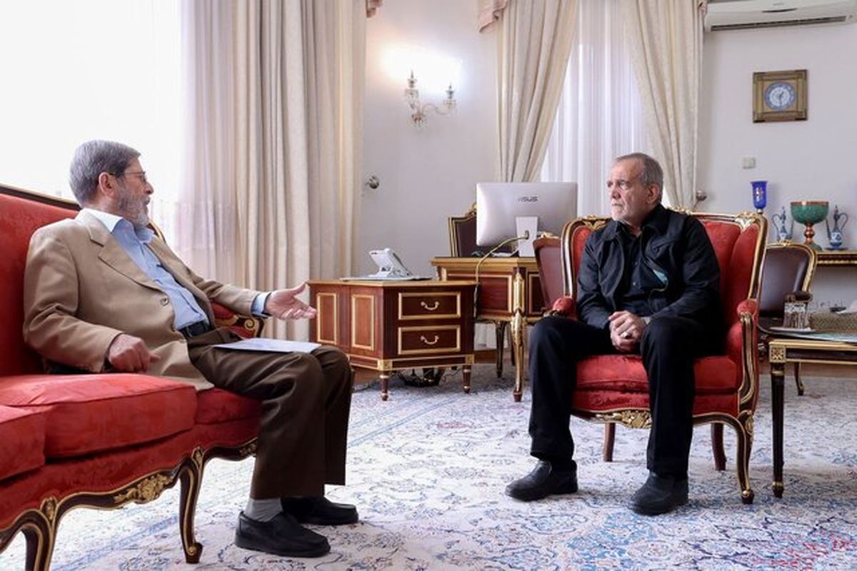 دیدار مرندی با پزشکیان

