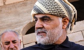 شهید سلیمانیِ جوان در زورخانه ای در کرمان/ عکس
