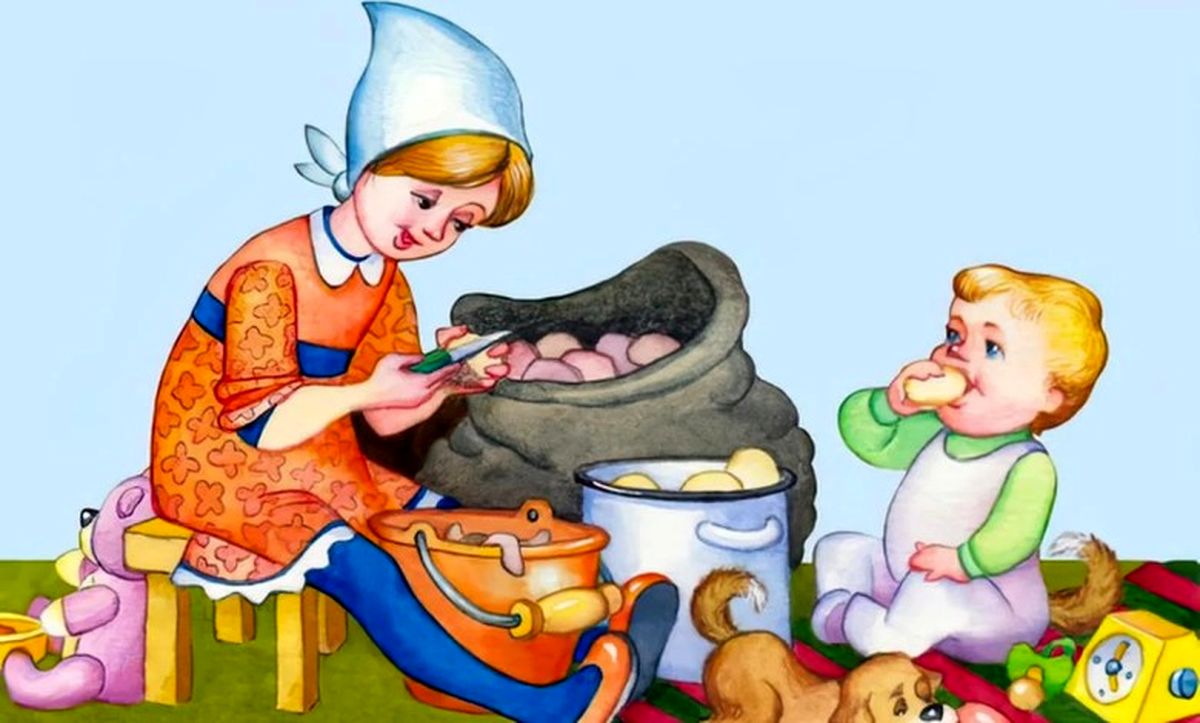 خطای تصویری زن در حال پوست کردن سیب زمینی را 6 ثانیه ای پیدا کنید