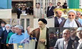  شخصیت های سیاسی کجا رای دادند؟/ احمدی نژاد در انتخابات شرکت نکرد