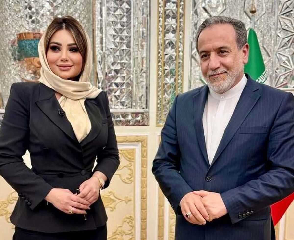 «سیندرلای فلسطین» در تهران؛ مصاحبه مجری مشهور عرب با عباس عراقچی/ ویدئو