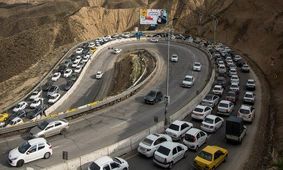 کندوان یک طرفه است؛ ترافیک در هراز
