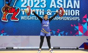 نایب قهرمانی دختر وزنه بردار ایران در آسیا
