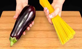 پخت ماکارونی با بادمجان؛ یک غذای متفاوت آلمانی/ ویدئو