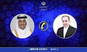 گفتگوی تلفنی وزیران خارجه ایران و قطر

