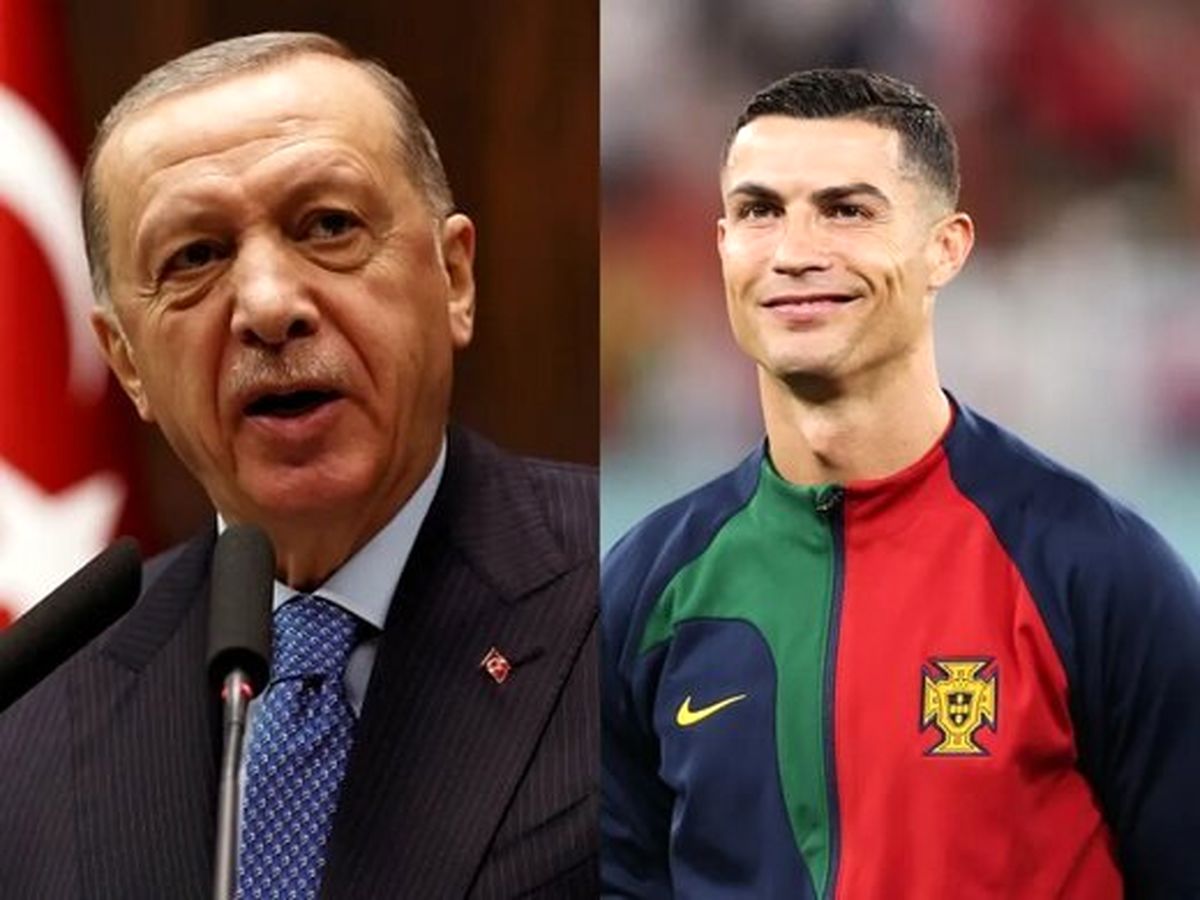 اردوغان: دلیل نیمکت‌نشینی رونالدو حمایت او از مسئله فلسطین است

