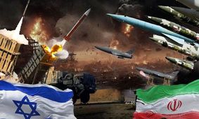 درگیری پدافند هوایی حضرت معصومه(س) قم با پرتابه های رژیم صهیونیستی 