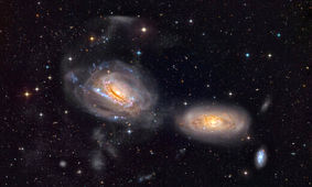 کهکشان مارپیچی NGC 3169 فروپاشید