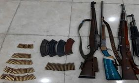 کشف ابزار آلات شکاری قاچاق در بافق