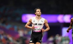 نایب قهرمانی سریع‌ترین مرد ایران در فرانسه

